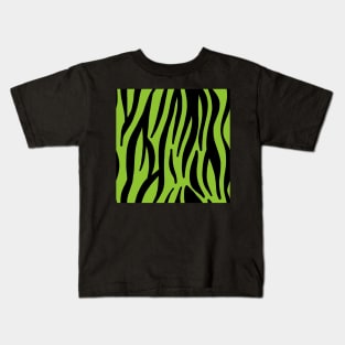 Green Zebra Kids T-Shirt